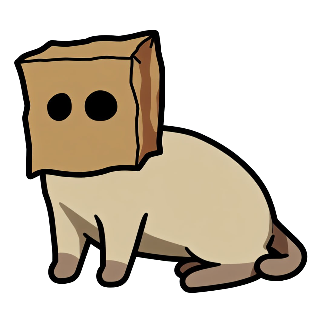Cat With Bag Logo